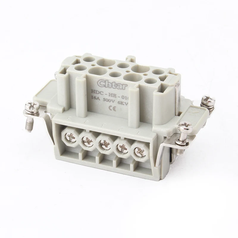 M/F 10-Pin-Einsatz-Hochleistungssteckverbinder